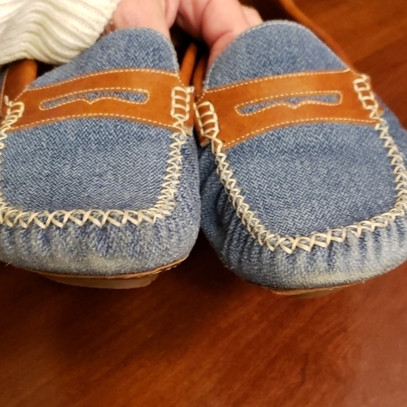 Moreschi Bahamas Nubuck Suede Driving Mocs Made in Italy 38.5 Unisex VGUC - Picture 9 of 10